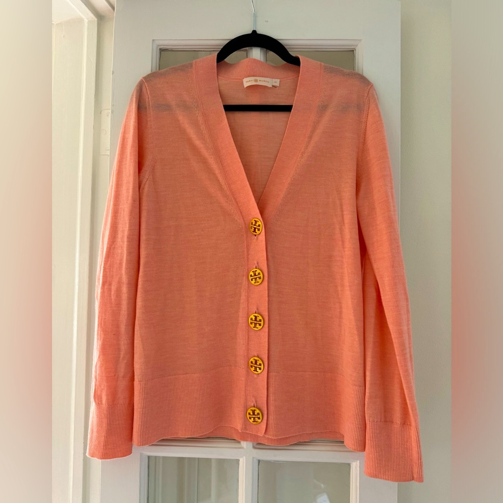 Tory Burch merino wool L cardigan